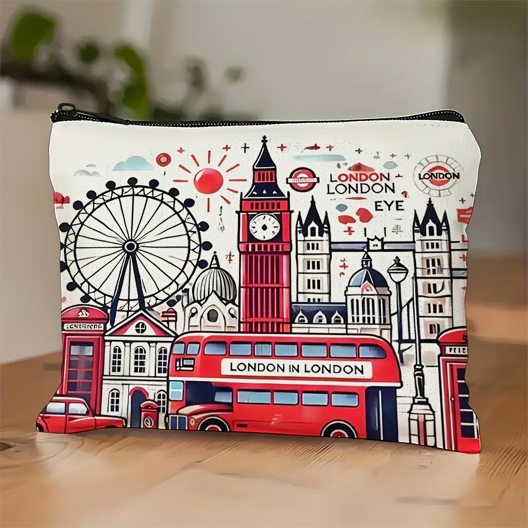 Travel Accessories London - Eine London Reise-Geschenk-Make-up-Tasche – süße multifunktionale