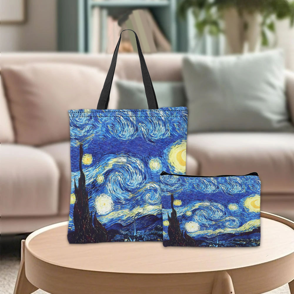 Travel Packing Accessories - Tragetasche der Van Gogh-Serie, Kosmetiktasche, Ölgemälde,