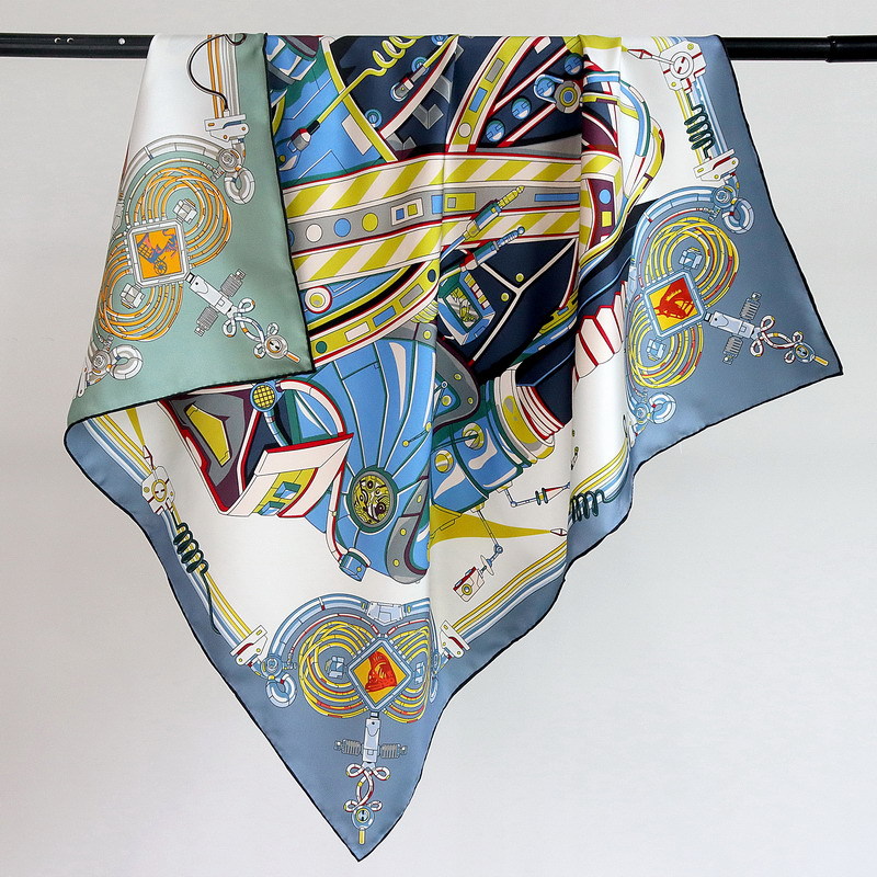 Travel Accessories Bag For Women - 18MM Seidenschal für Damen, handgerollte Bandanas,