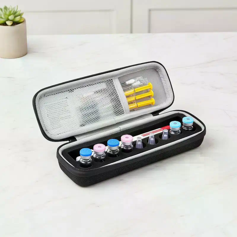 Travel Accessories Organizer Case - Insulin-Fläschchen-Etui 3ML 9 Fächer EVA Stoßfest