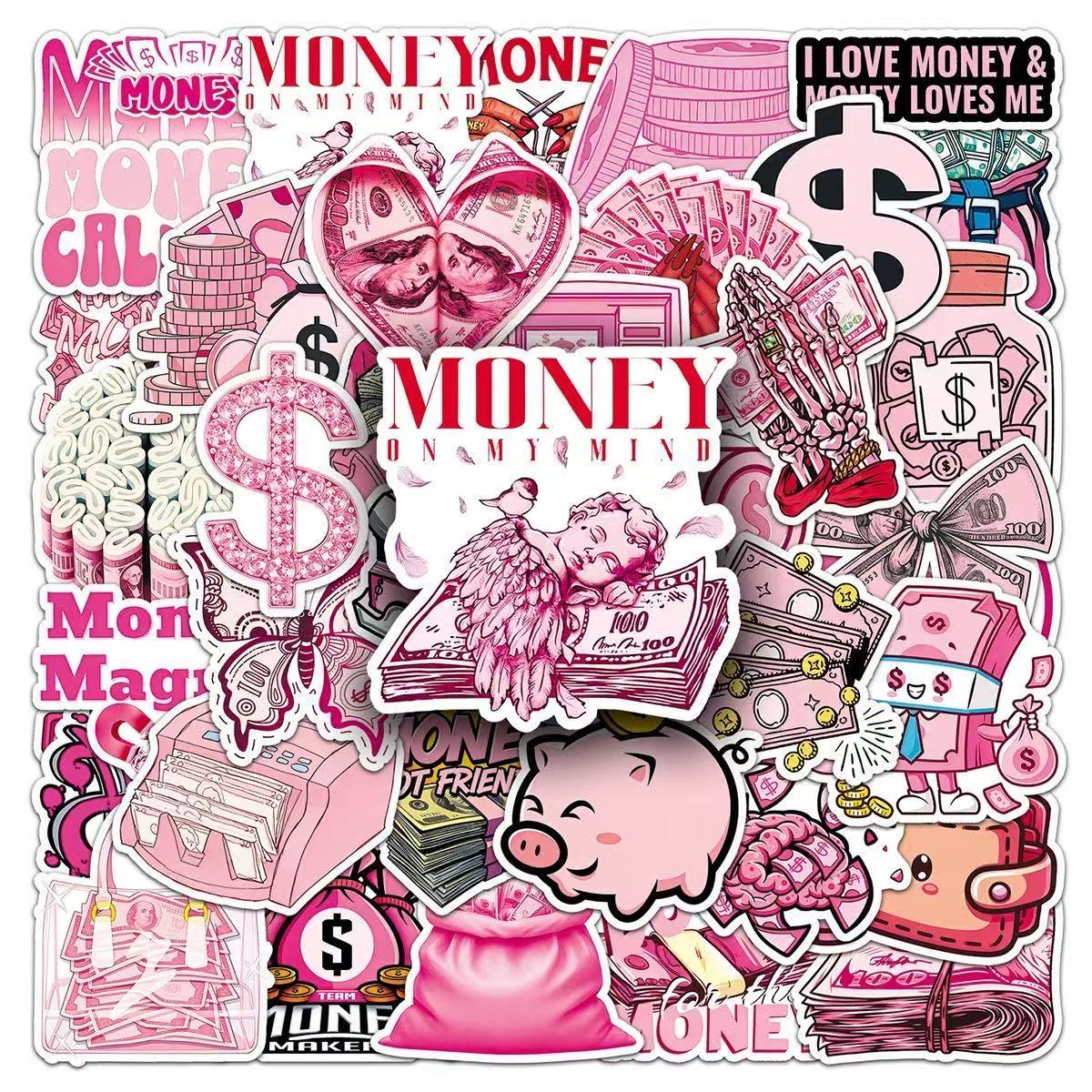50 Stück niedliche rosa Dollar – Travel Accessories Pink Bewertung und Preis