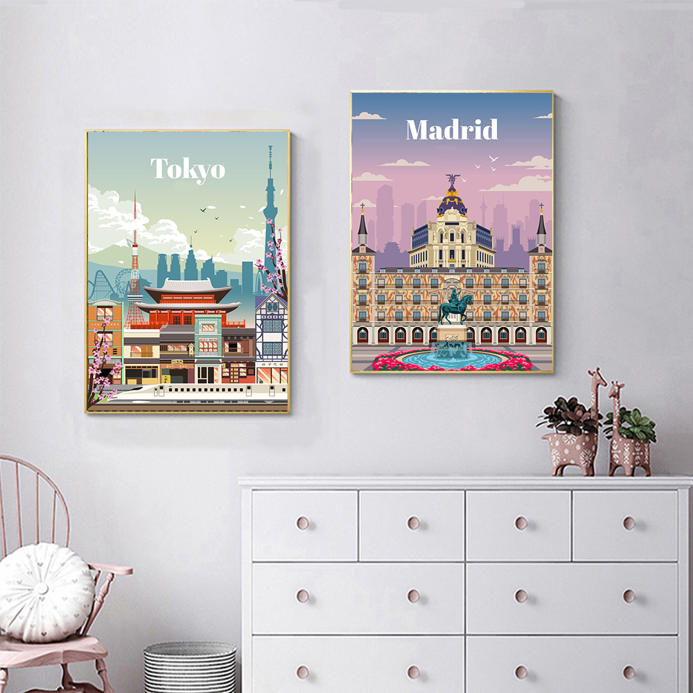 Stadt Landschaft Diamant Maler – Travel Accessories London Bewertung und Preis