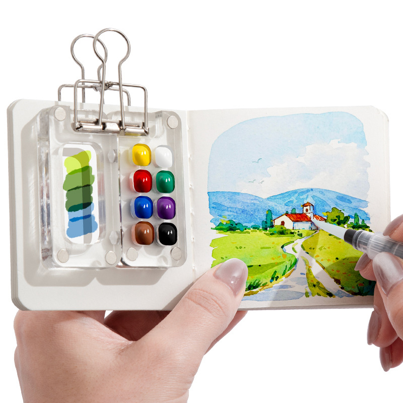 Tragbare Taschen-Aquarellfarbe – Travel Accessories Drawing Bewertung und Preis