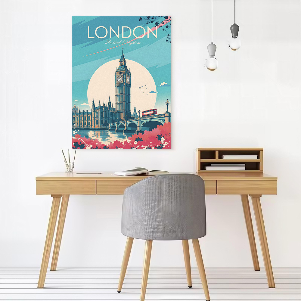 London Reise-Leinwandposter Wa – Travel Accessories London Bewertung und Preis