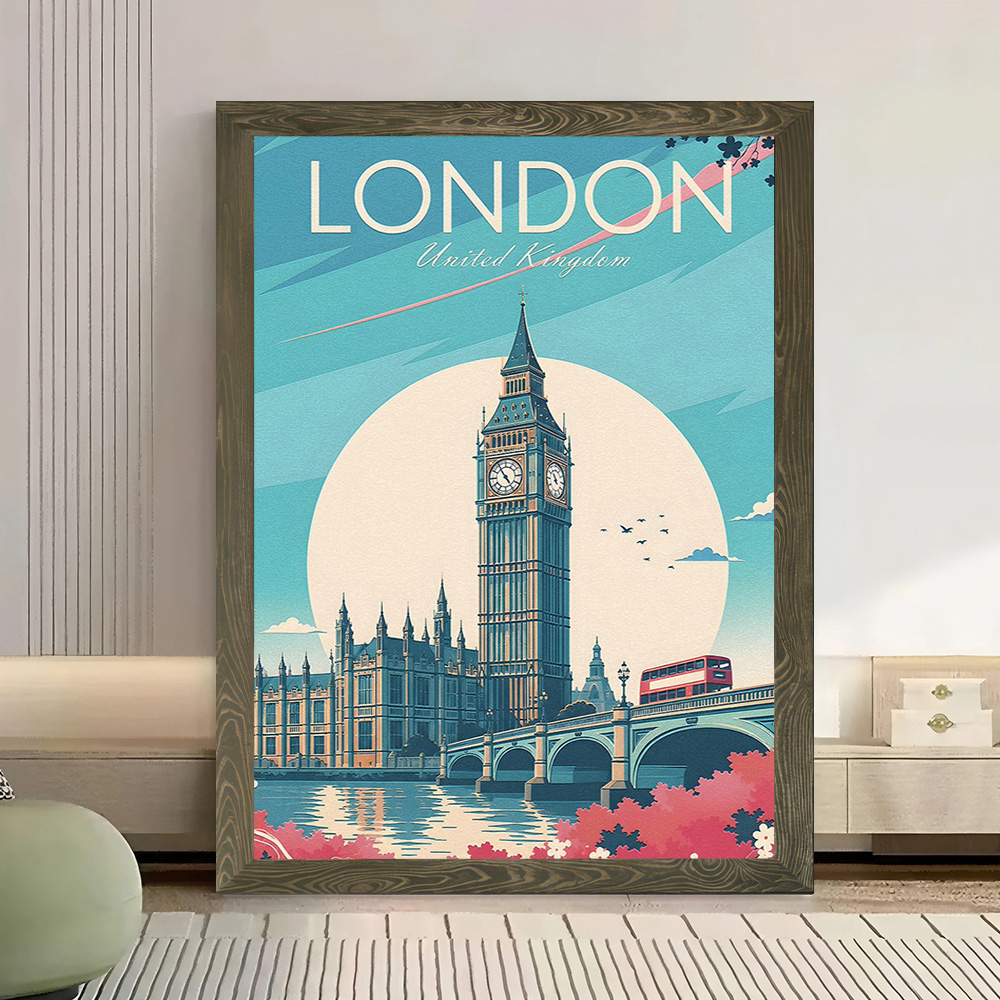 London Reise-Leinwandposter Wa – Travel Accessories London Bewertung und Preis