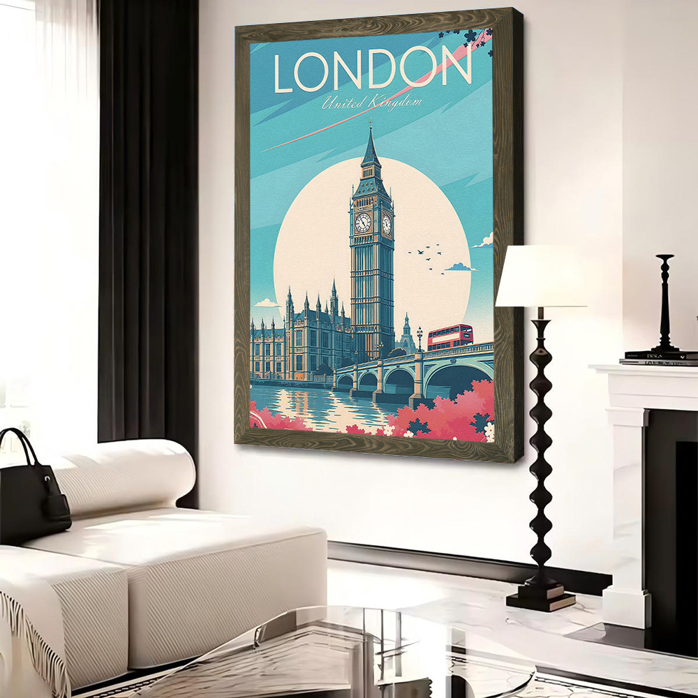 London Reise-Leinwandposter Wa – Travel Accessories London Bewertung und Preis