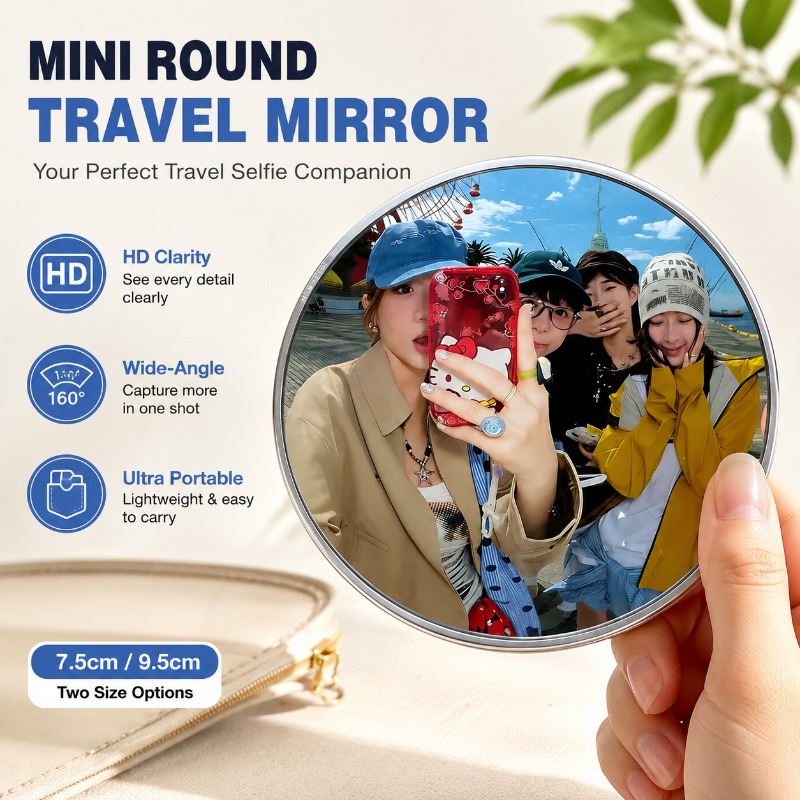 Tragbarer runder konvexer Spie – Travel Accessories Deals Bewertung und Preis